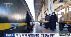 穿行在林海雪原的“年货列车”  为群众送去热盼的年货