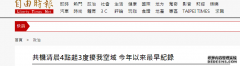 绿媒炒作：“共机”清晨4点起3度进入台西南空域，“今年以来最早纪录”