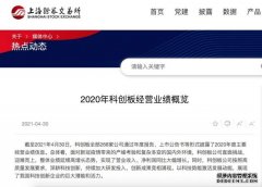 上交所：2020年近七成科创板公司归母净利润实现增长